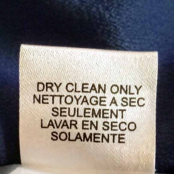 BCBG MaxAzria Blue White Silk Ruffle Peasant Top - Picture 6 of 6